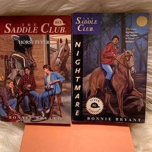 ⭐️2/$12⭐️saddle club horse chapter books